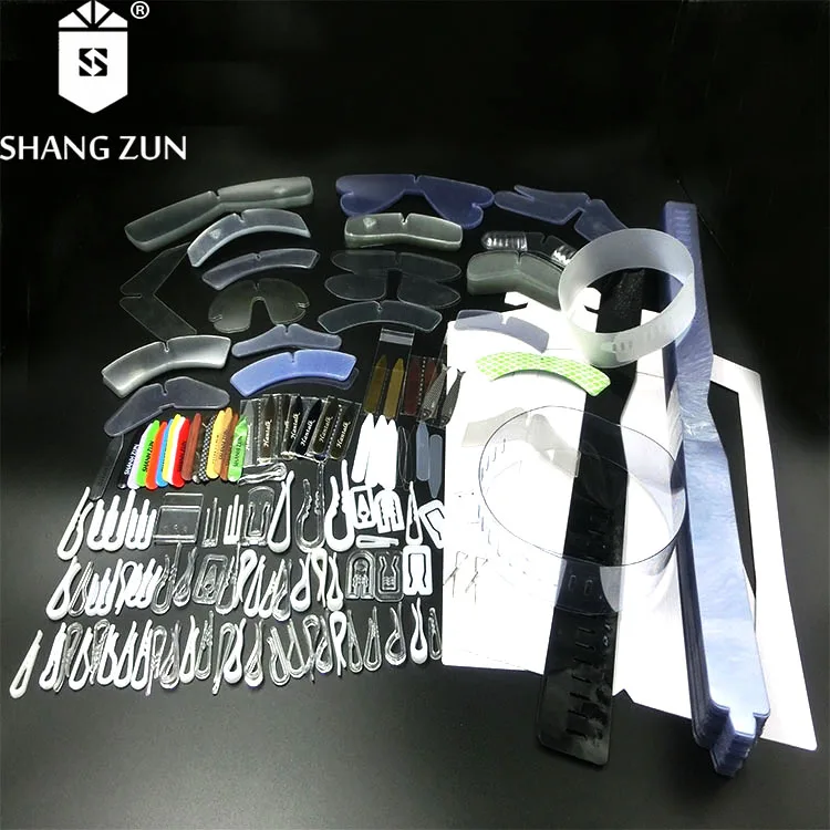 Manufacturers customized transparent plastic collar band for shirt butterfly collar stays cardboard garment packing accessories