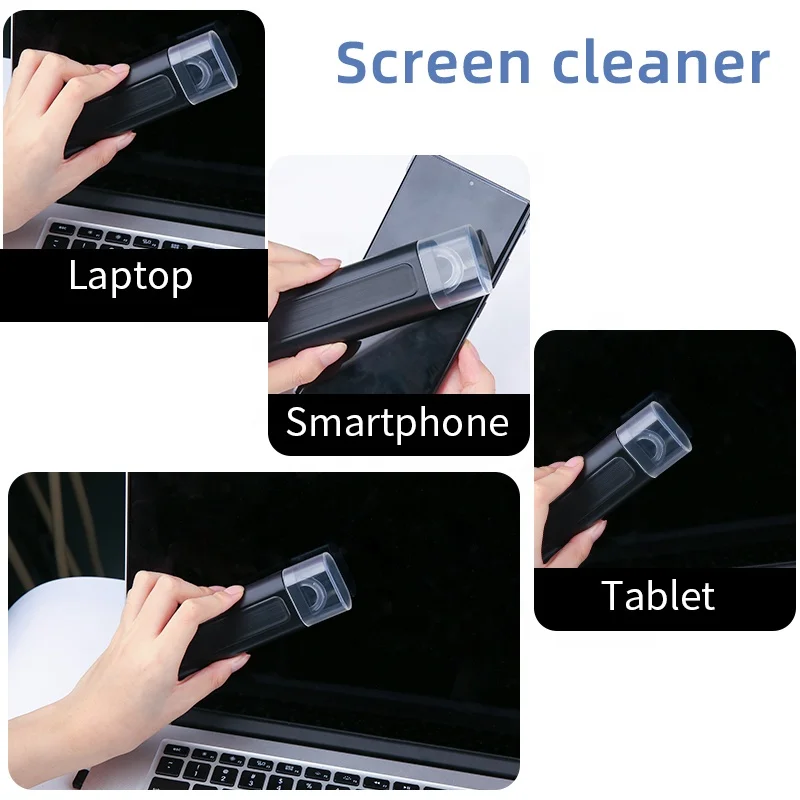 Набор щеток для чистки клавиатуры USLION 6 в 1, многофункциональная портативная ручка для чистки компьютера, наушников, инструменты для чистки клавиатуры