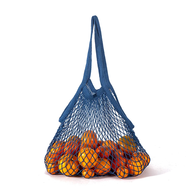 Custom logo supermarket shopping environmental protection tote cotton mesh bag