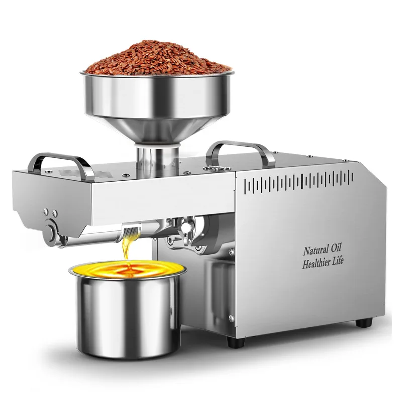 New Product 2020 Palm Oil Hemp Coconut Oil Making Machine Provided Peanut Oil Extraction Machine Automatic Oli Press Machine 8kg