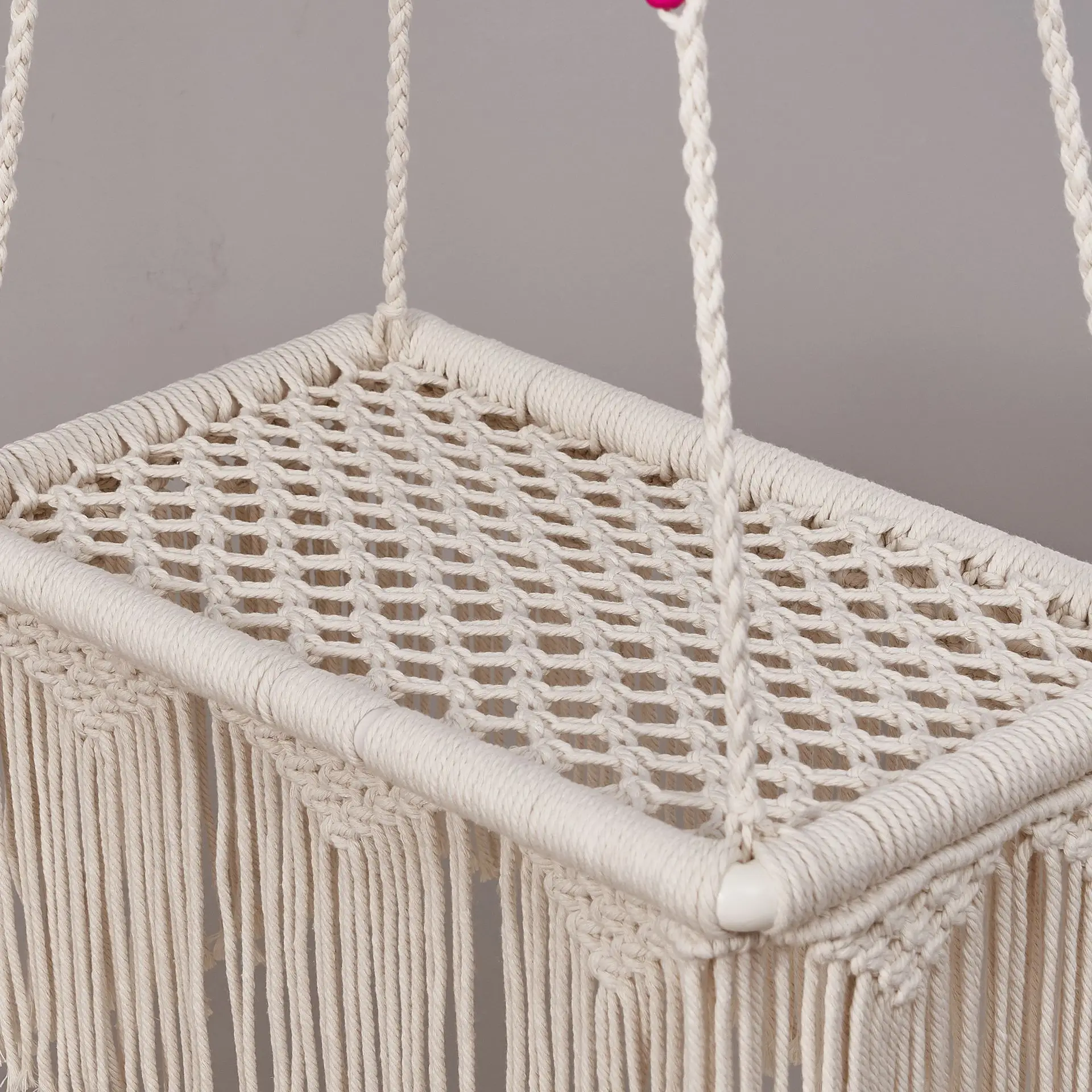 Bohemian Wall Hanging Handmade Macrame Cat Swing Bed Cats Nest Basket Home Living Room Decor Gift