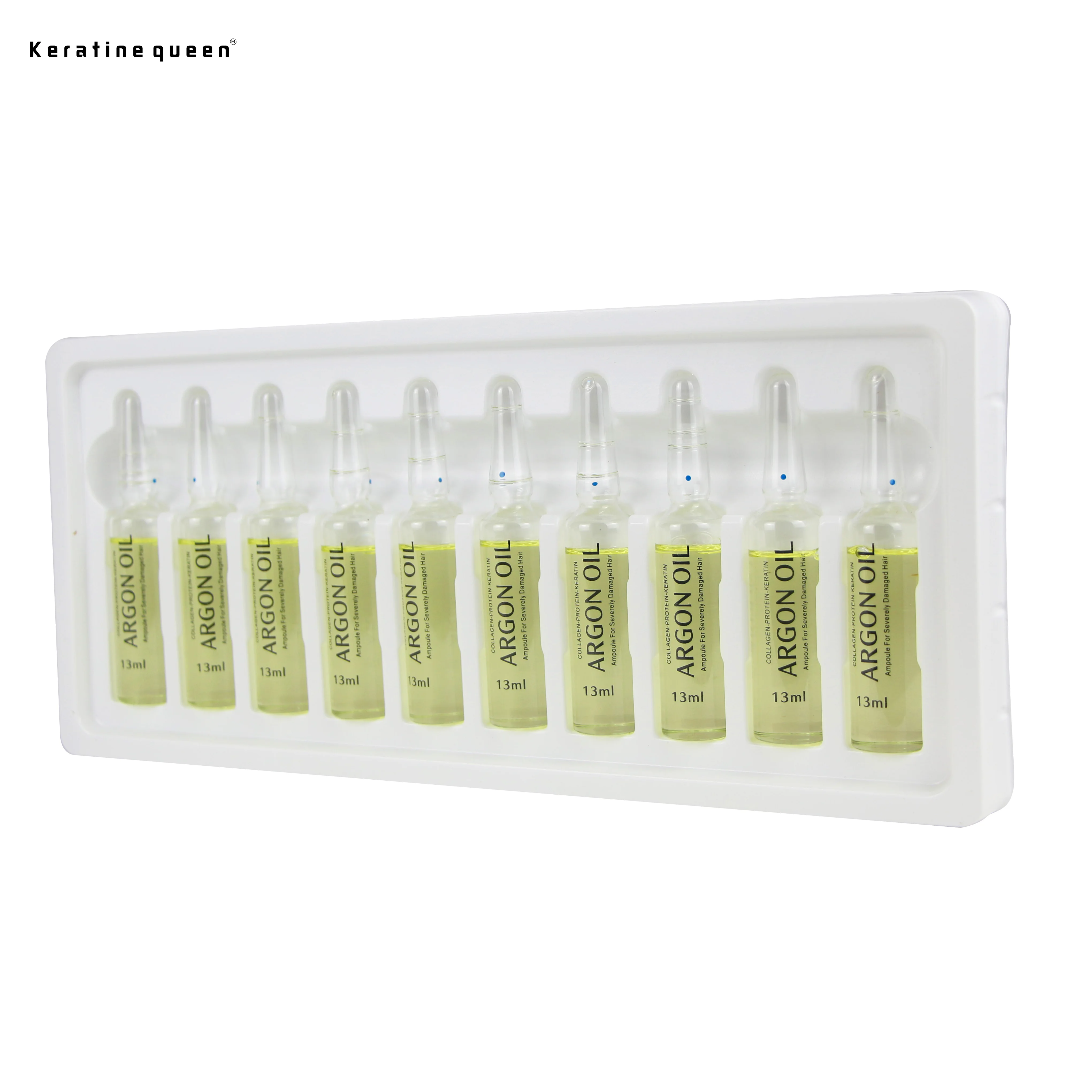 OEM Hyaluronic Acid Original Collagen Protein Keratin Argan Oil Ampoule
