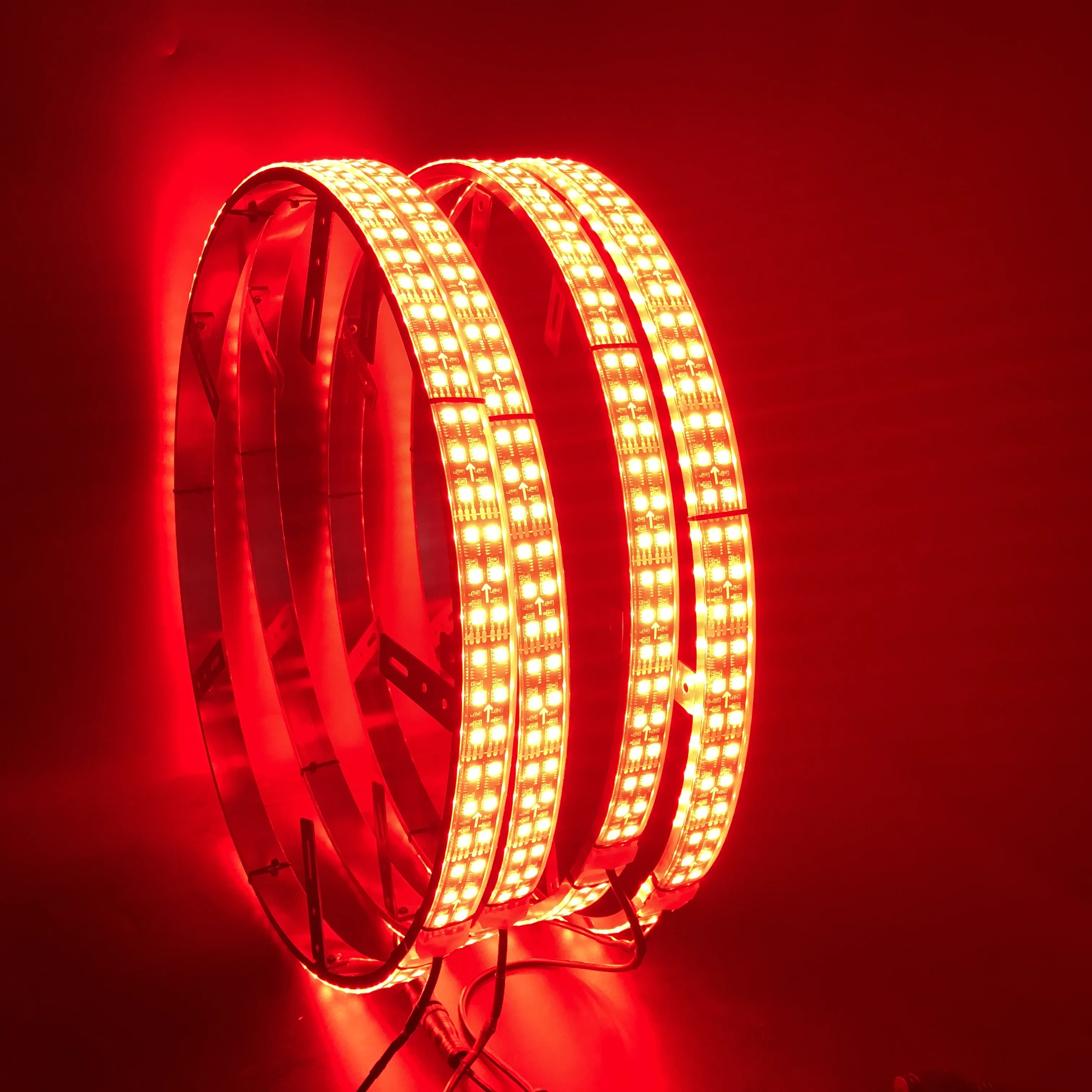 Wheel Ring Lights 17 Inch Car Wheel Rim Lights Led Waterproof Wheel Lights
