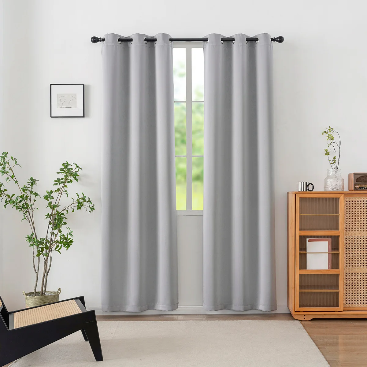 High Quality Soundproof Curtains Set Living Room 100% Blackout Window Blind Curtain