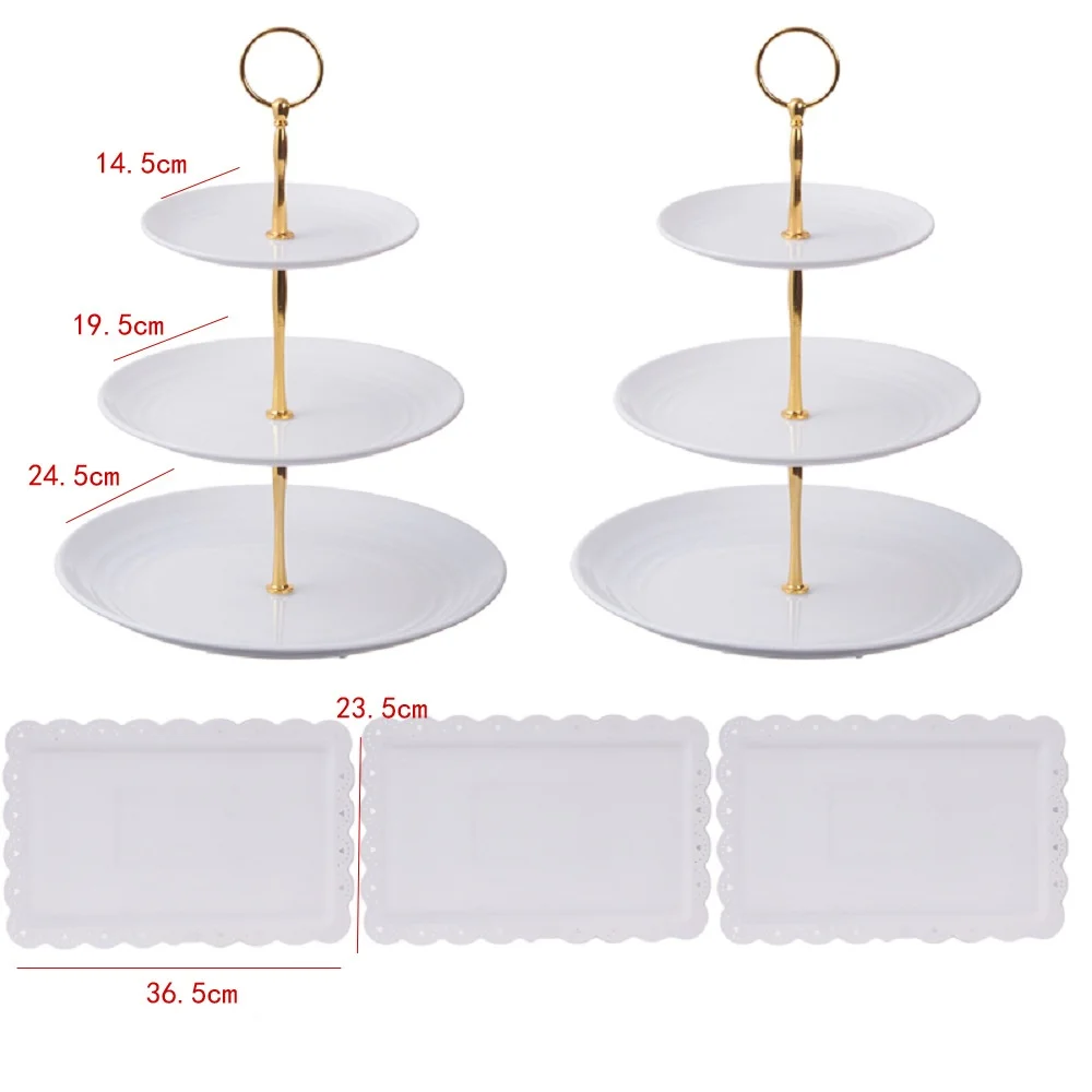 3 Tier Cupcake Tower Stand Plastic Cake Stand Serving Cupcake Holder Cup Cake Tier Stand