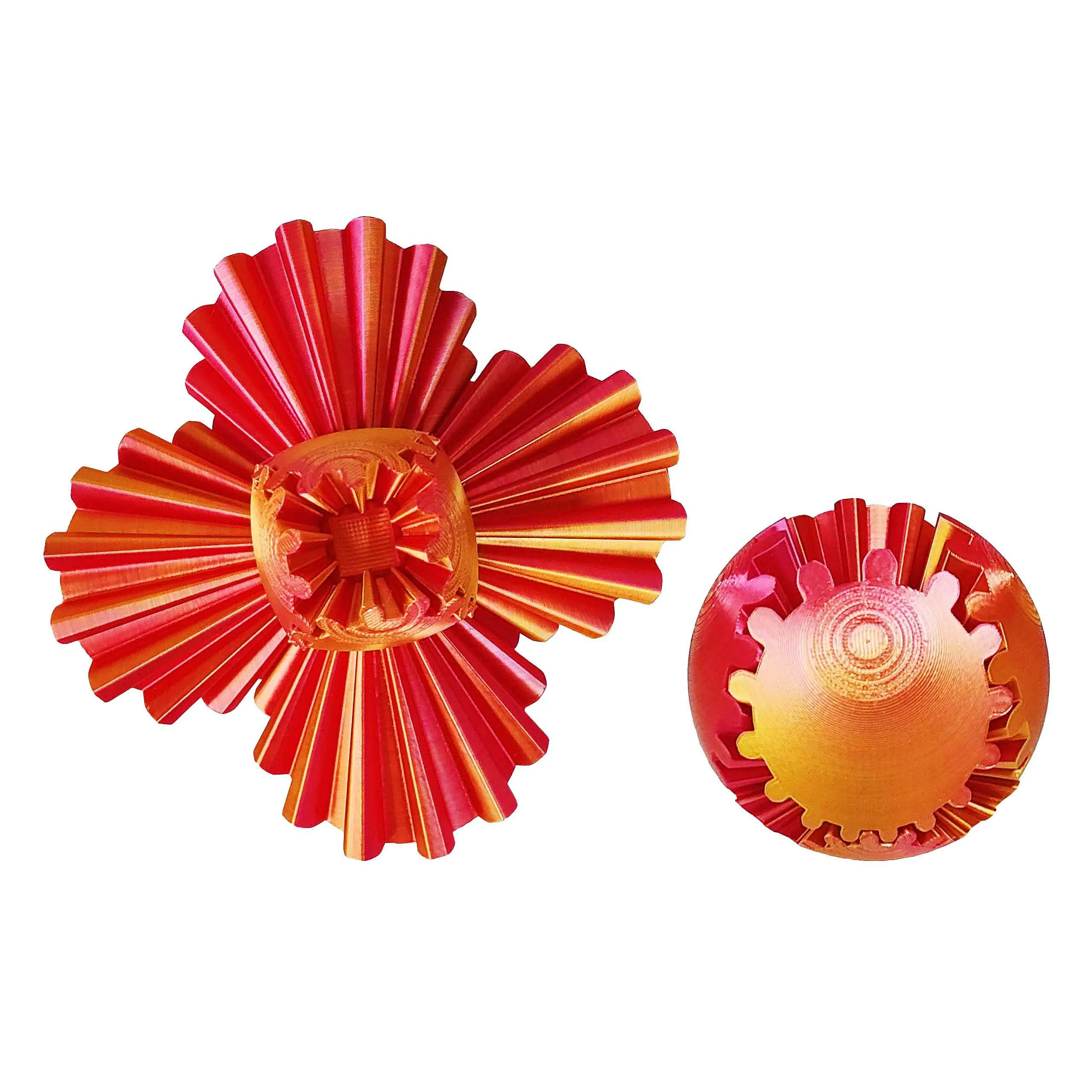 3d printing gear ball 8cm cross-border explosive fingertip ball gear three-dimensional cube rotating geometry toy
