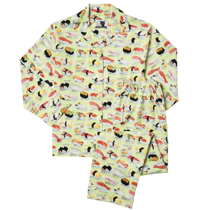 
N045 Hot Sale Women Pajamas High Quality Waffle Nighty for Ladies 