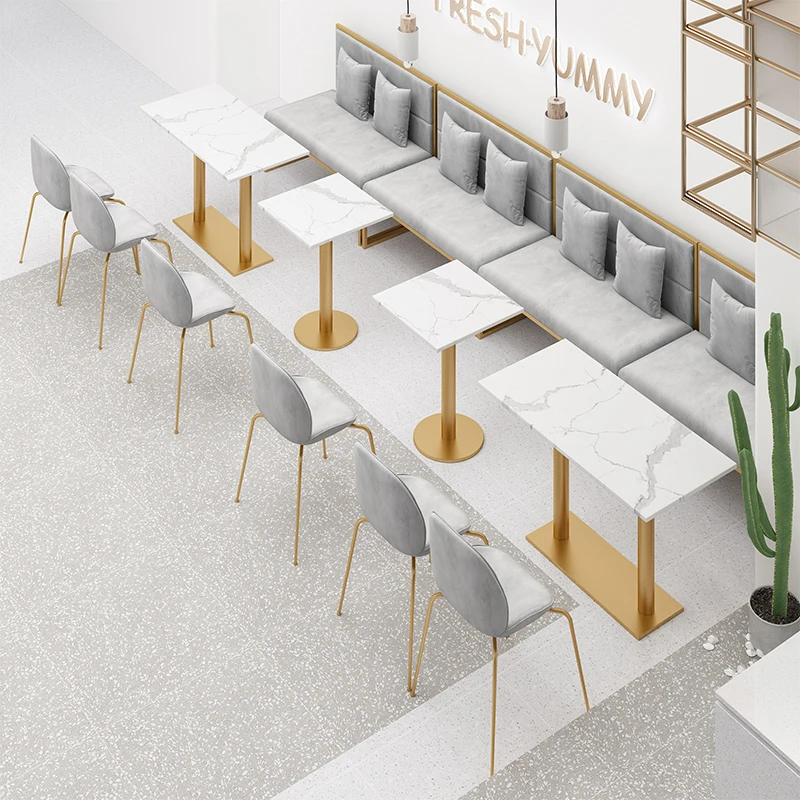 Hot Sale High Quality Restaurant Furniture Marble Restaurant Sets Restaurant Tables And Chairs
