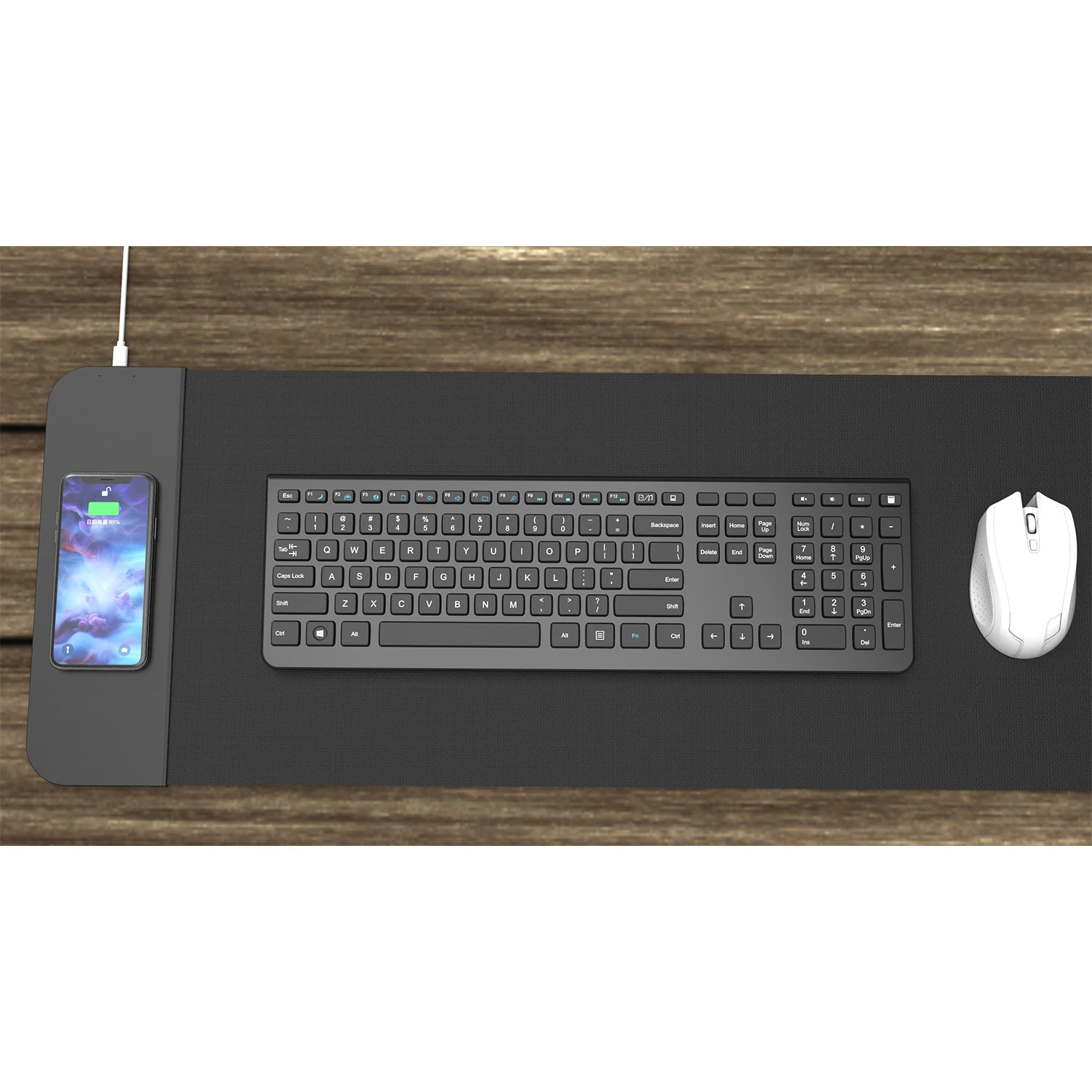 mobile phone charger wireless mousepad wireless charger foldable mouse pad with wireless charger