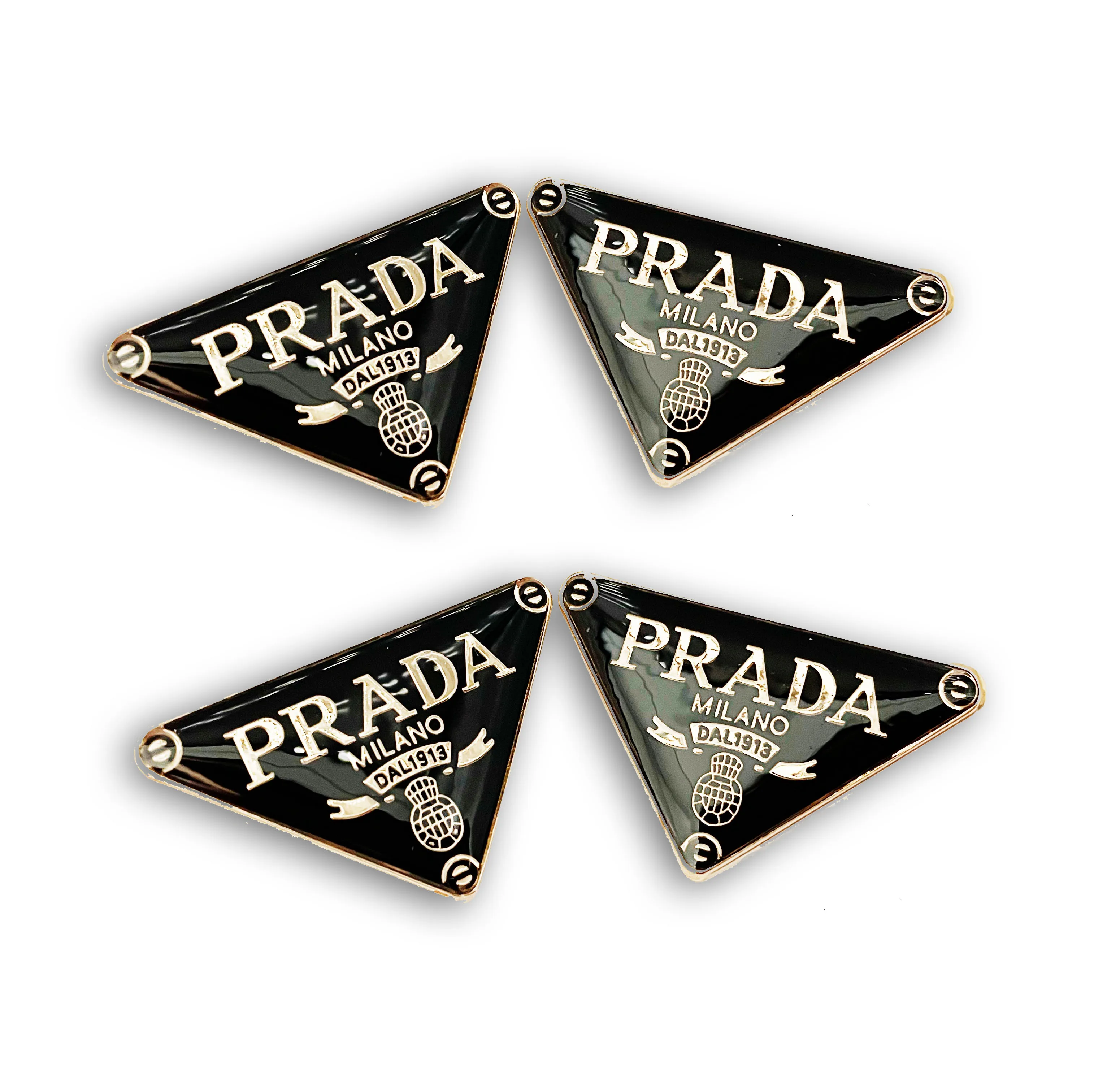 Ready to ship  high quality brand metal logo/custom design metal tag for bags and beanies