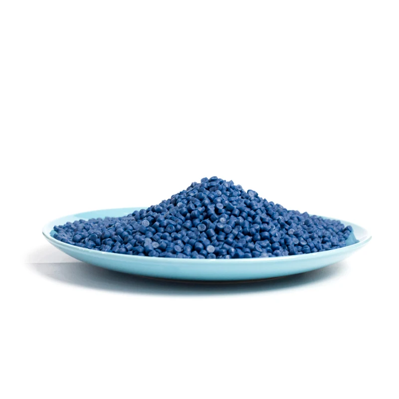 Blue Color Plastic High Quality Recycled High Polyethylene Granules HDPE Plastic