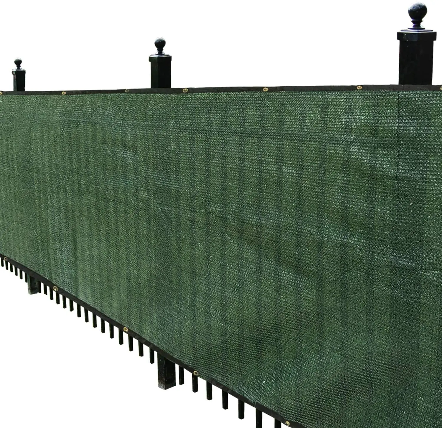 Customized Outdoor HDPE 100-185gsm Privacy Screen Net Plastic Balcony Garden Fence Net