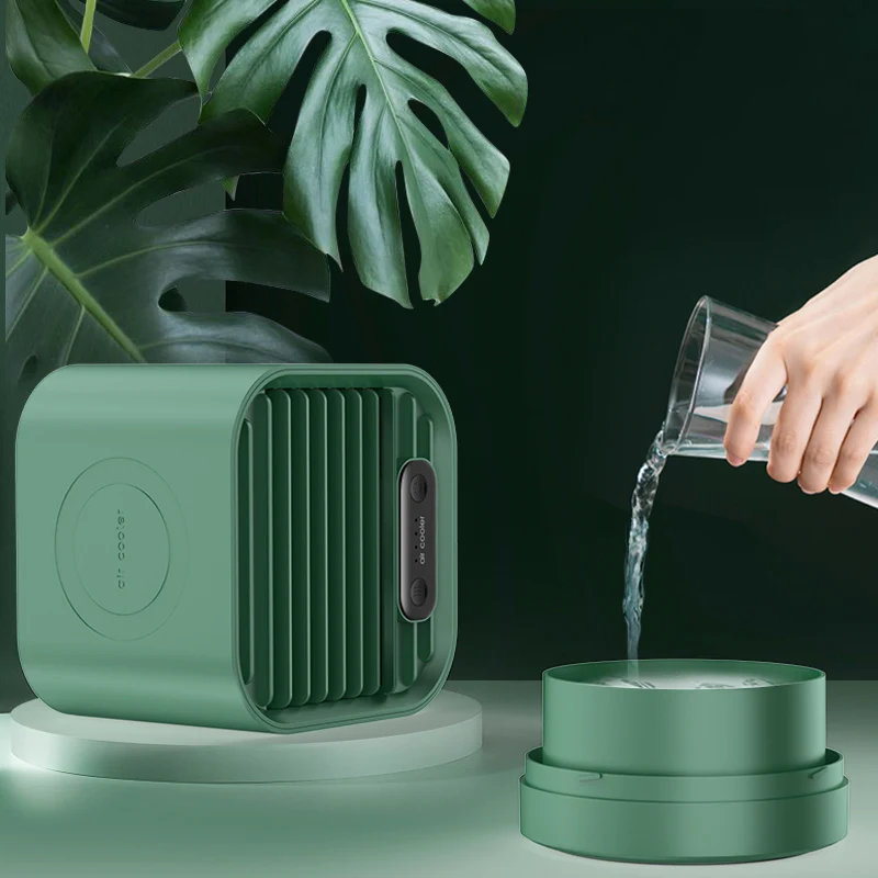 Лидер продаж, персональный портативный мини-кондиционер с аккумулятором емкостью 2400 мАч, охлаждающий вентилятор