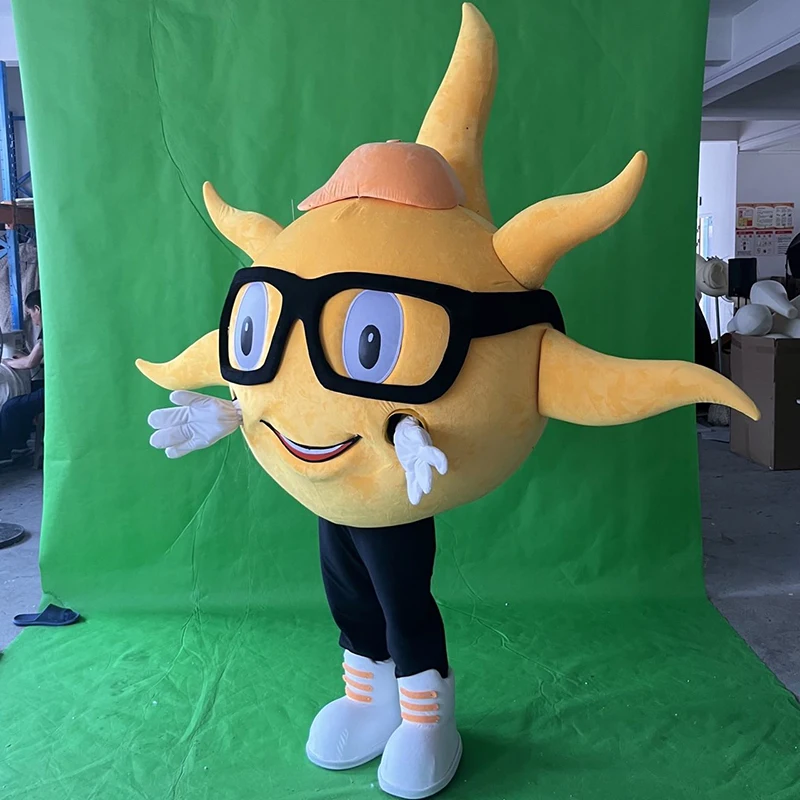 New Popular Adults Large Size Lovely Yellow Tentacle Plush Cartoon Animal Character Mascot Costume Custom Design For Christmas