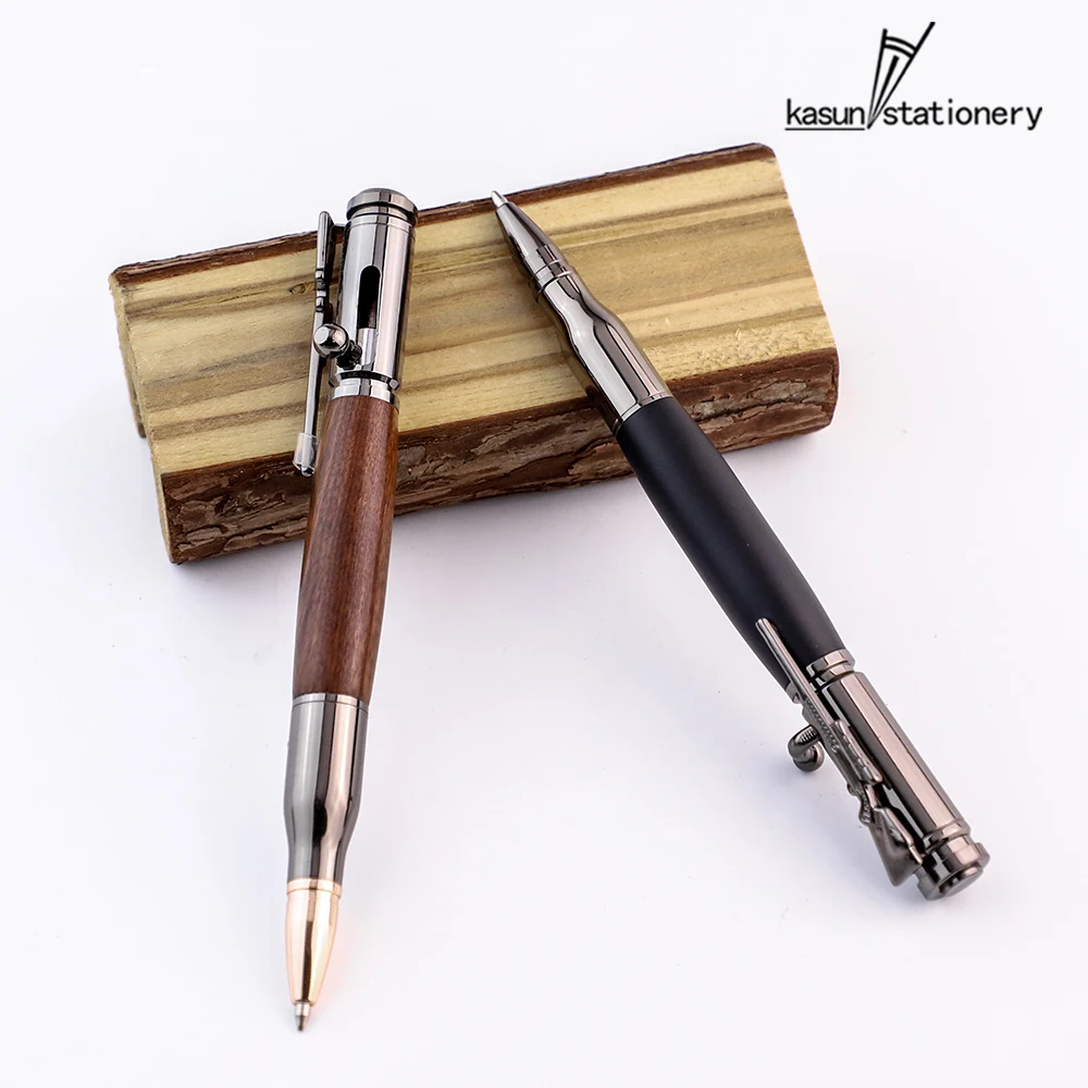Top Luxury High Quality Metal Ball Pen Novelty Design Gun Pen for Exqusitive Gift