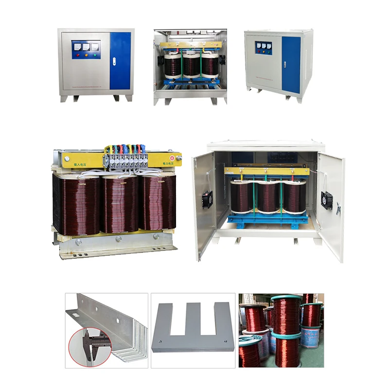 Factory direct 220V to 440V step up 3 phase 80kva dry type transformer