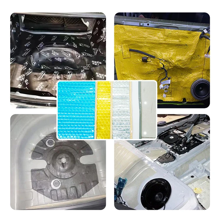 Factory direct sales of the best butyl damping sheet simple operation butyl rubber car shock absorption and sound insulation