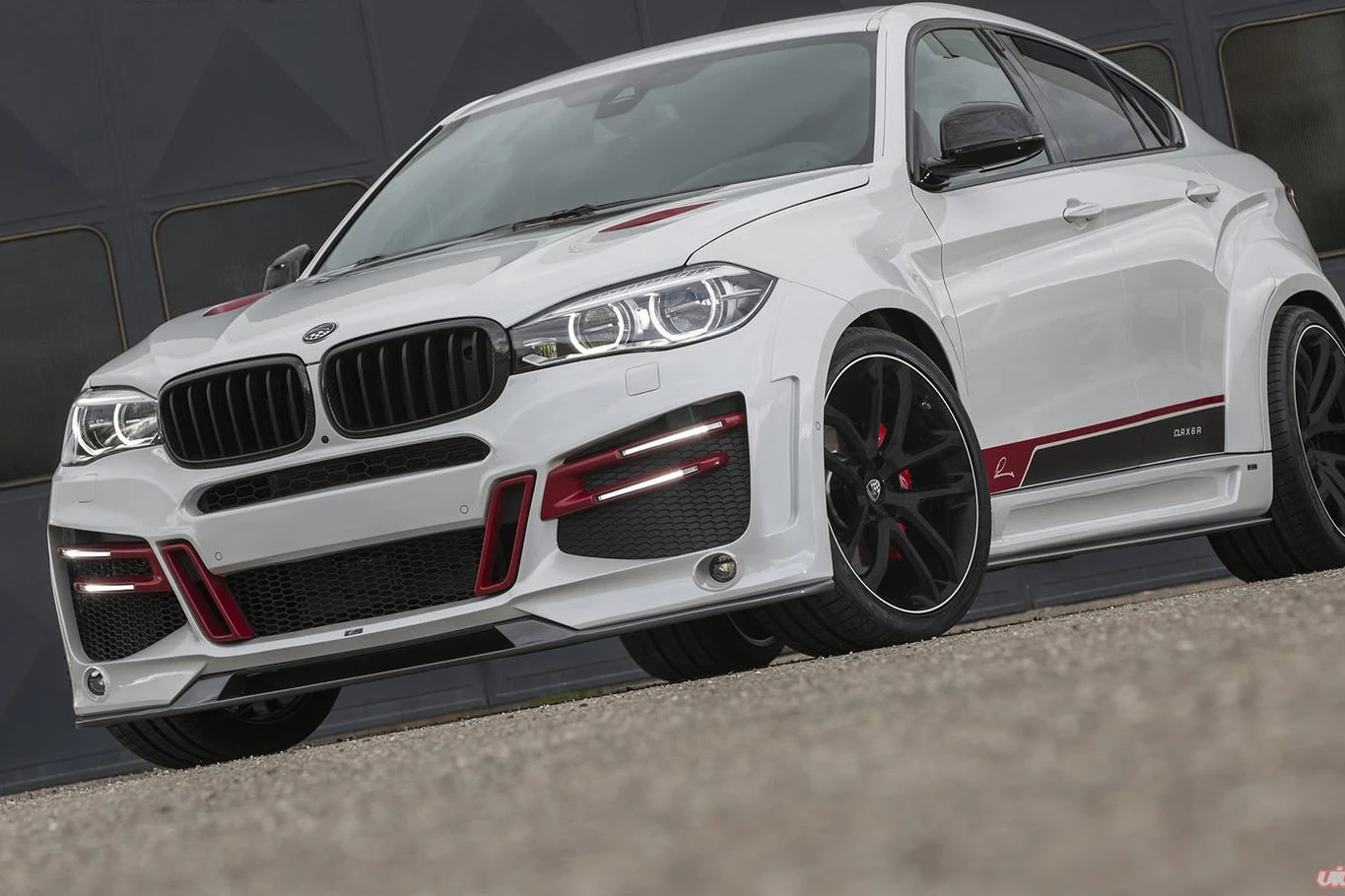 High quality LM wide style carbon fiber / fiber glass car bumpers body kit fit for F16 X6