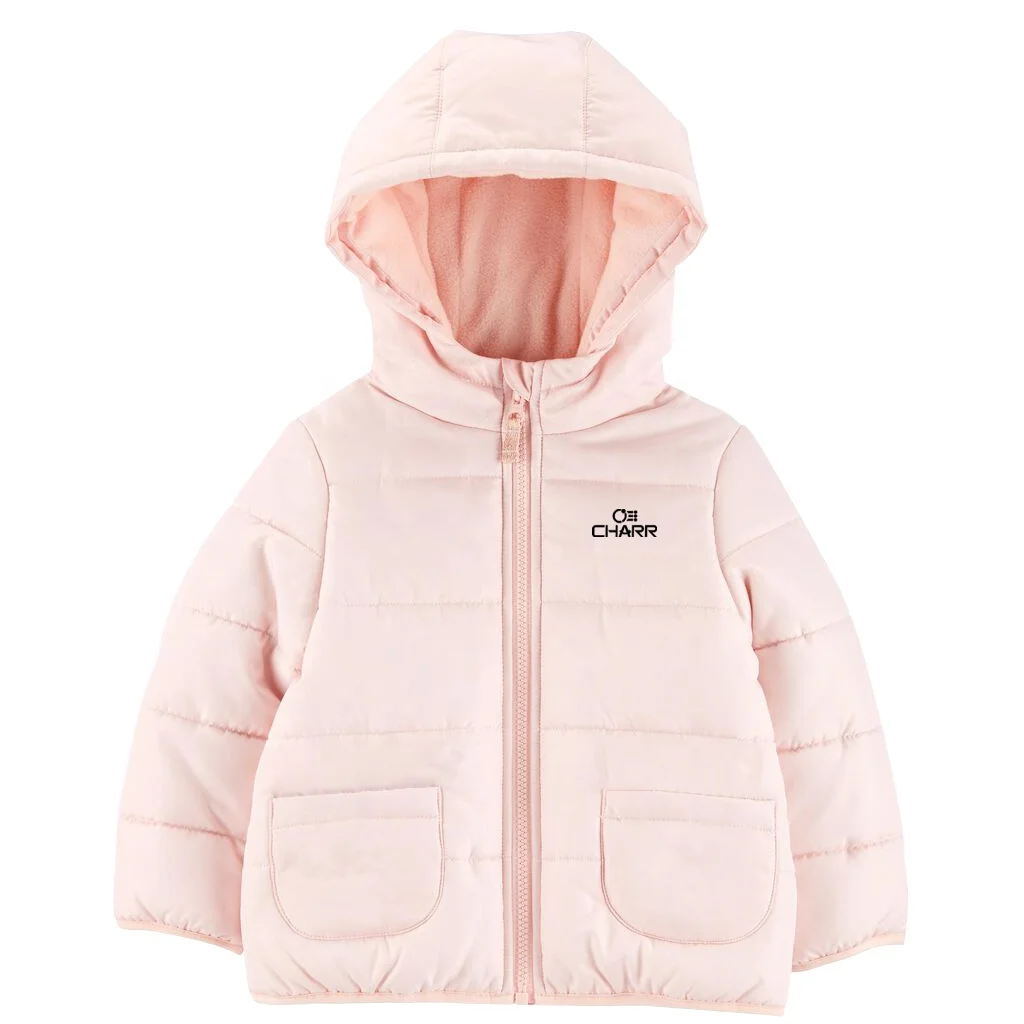 kids winter quilted puffer jacket