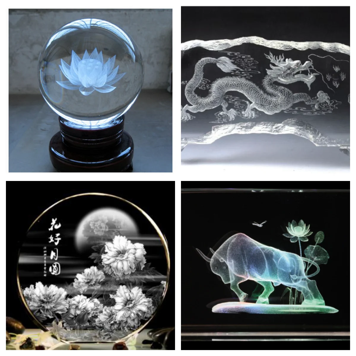 Mini 3D laser internal engraving machine for photo crystal plexiglass portable model cost-effective