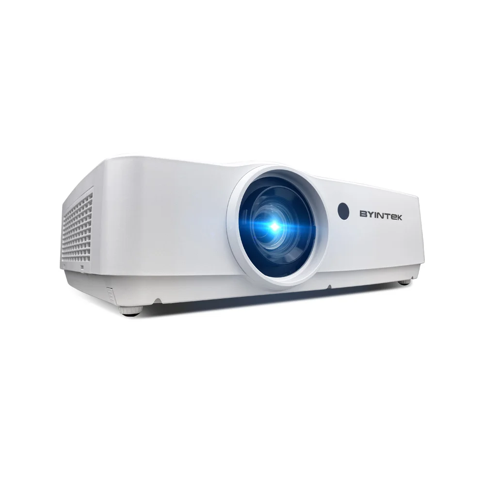 Byintek C500X высоколюменный наружный рекламный проектор Профессиональный верхний голографический луч строительный компьютерный