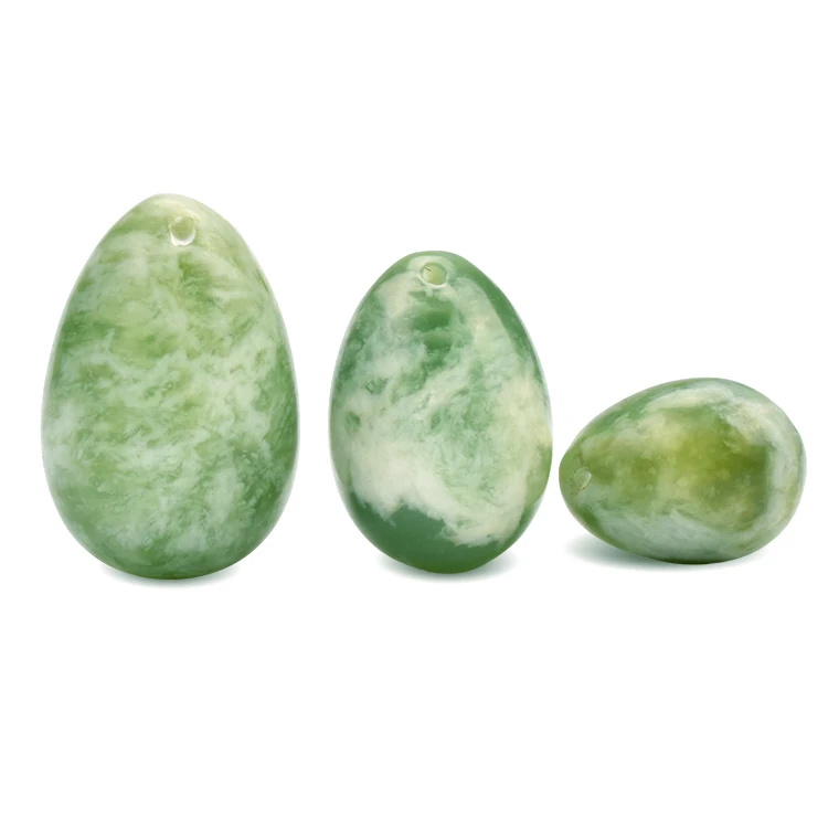 Energy Healing Drilled Bulk selling Yoni Egg Nephrite Jade Energy Egg