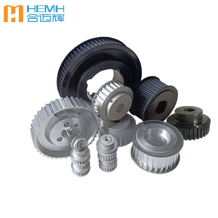Timing pulley manufacturers for embroidery machine aluminum alloy synchronous wheel C45 steel synchronous wheel