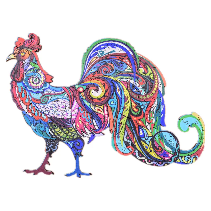 Amazon Hot Sale High Quality Wooden Puzzle wooden jigsaw puzzle in box set for adults