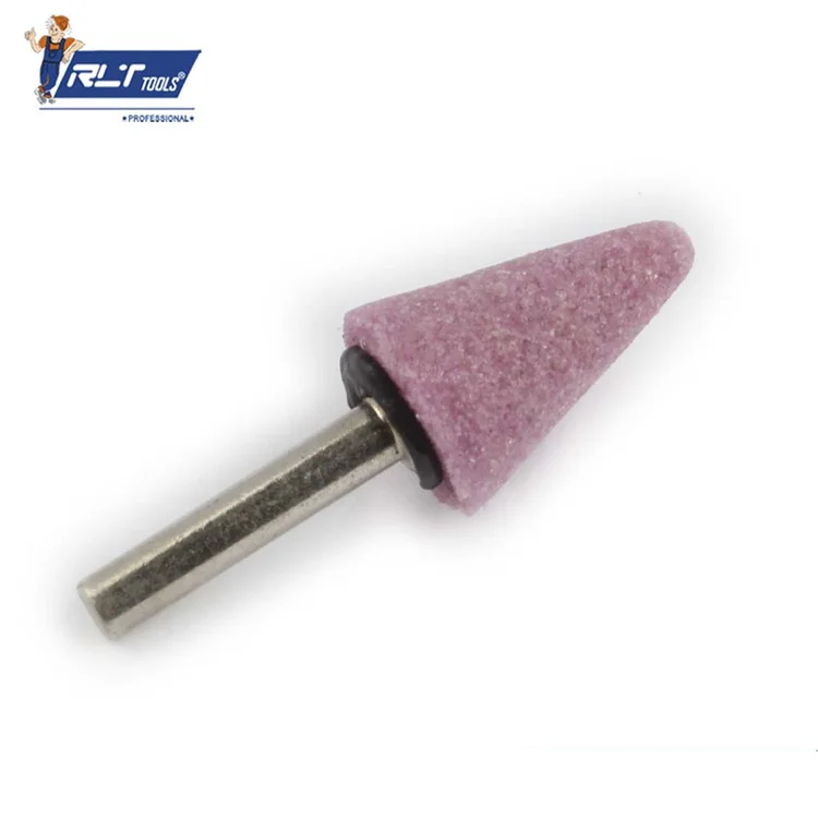 Rlt Tools Mix Size Aluminum Oxide Diamond Abrasive Point Spindle Wheel Mounted Grinding Stones For Metal Polishing Grinding