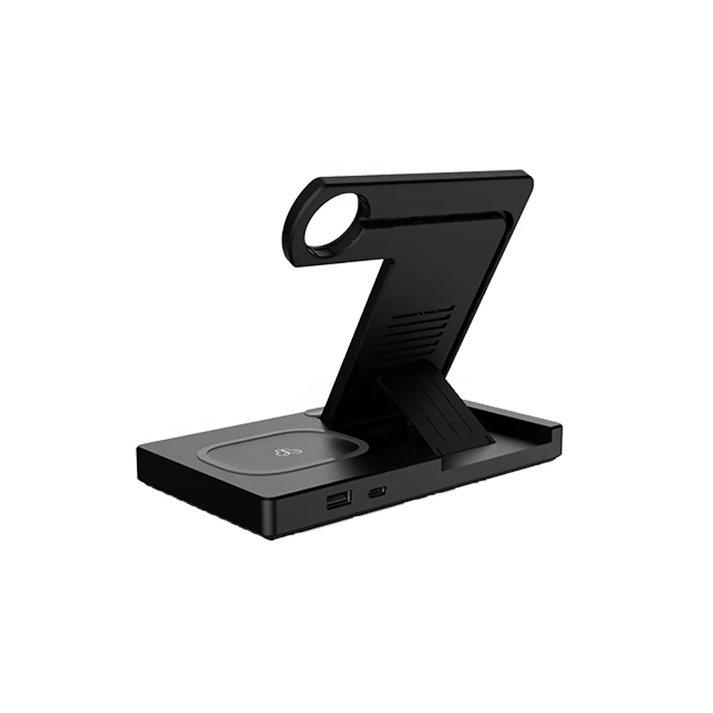 New arrival Cellphone Fast Optional Watch Wireless Charger,3 in 1 Wireless Charging Station for phone earphone wireless charging