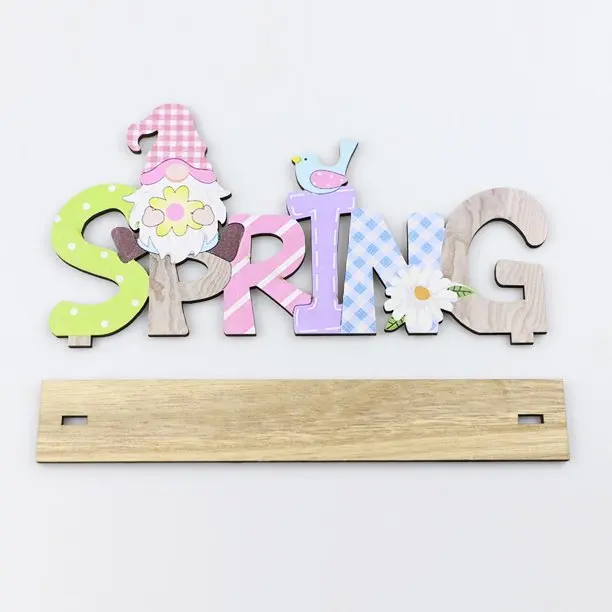 easter decoration Easter Table Decoration Signs Bunny Table Centerpiece Easter Ornaments for Home Office decorations