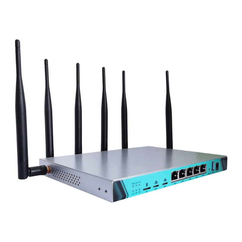 High Quality Gigabit Openwrt Modem Industrial Wifi Router Wireless Dual Sim Card Slot