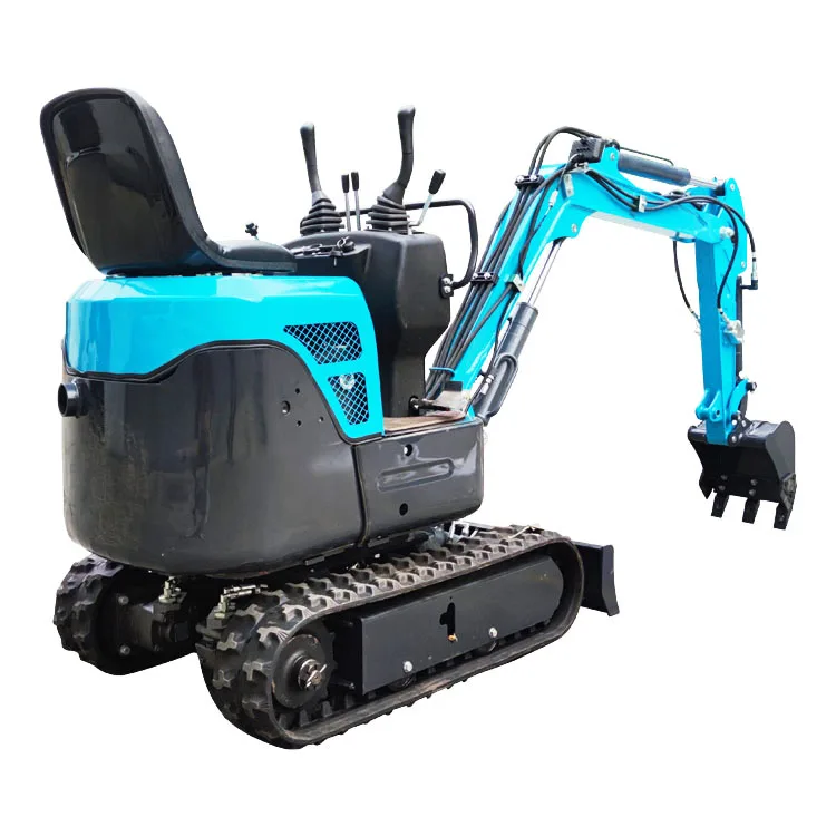 Hot sale free shipping mini excavator small digger EPA EURO 5 QILU 1 ton agricultural excavator