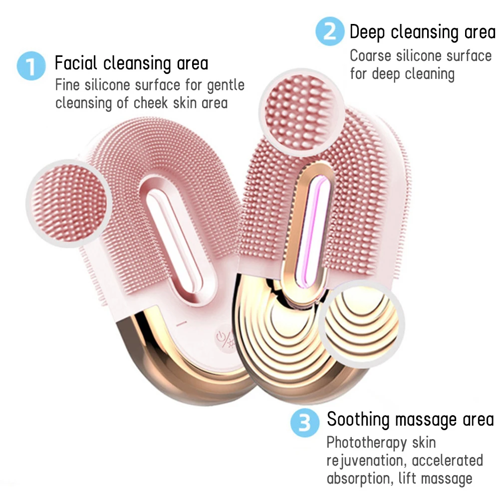 Wholesale Skin Care Multi-function Mini Handset Beauty Tools Facial Machine Electric Facial Cleansing Brush