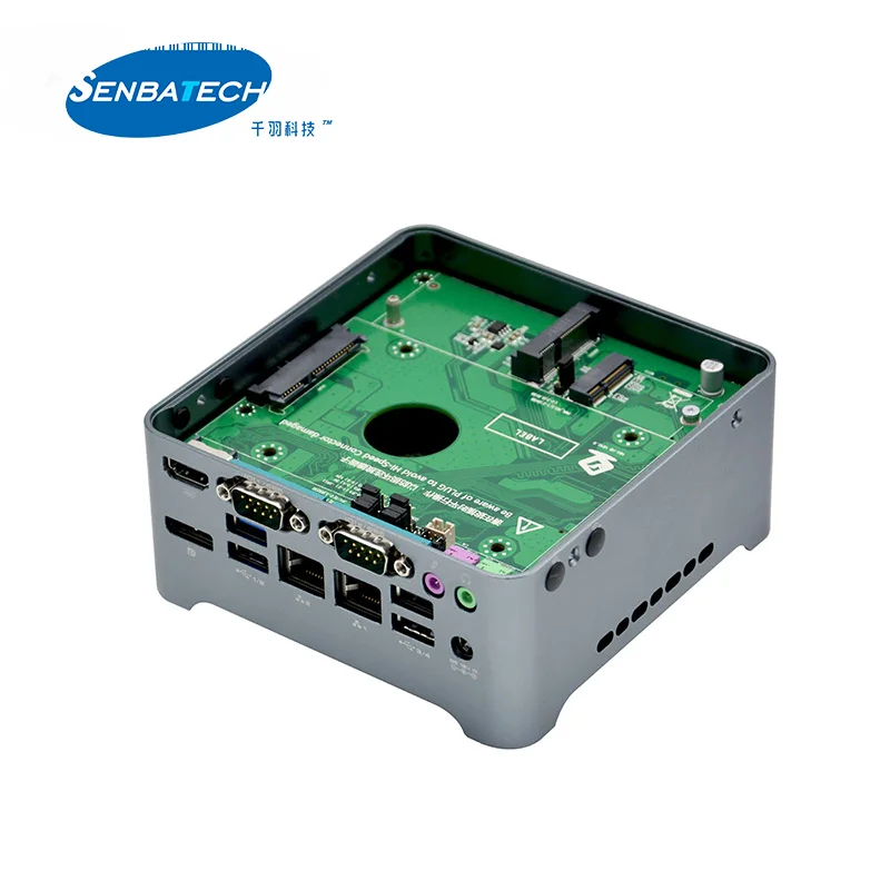 best fanless mini pc 5205u computer ram 64g M.2 2280 nvme PCIEx4 mini computer ops