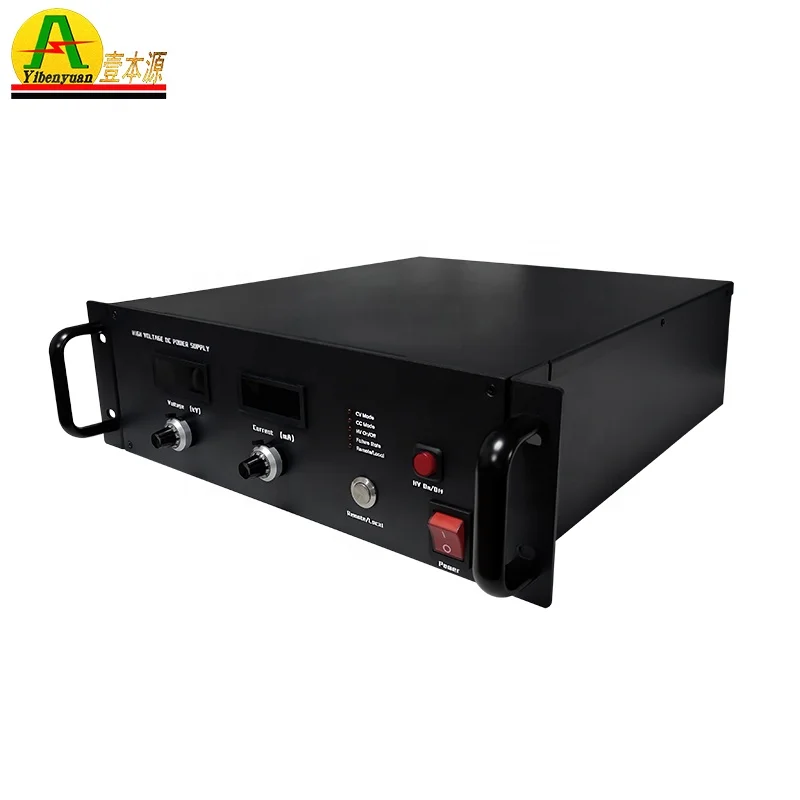 Having fast response ability 220VAC-15KVDC variable high voltage dc power supply 4mA 60W adjustable power supply