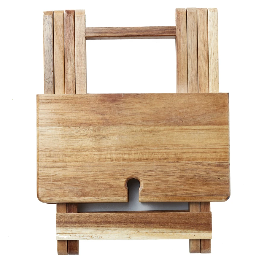 
Portable and Foldable Picnic Table Bamboo Foldable Cheese board set and Wine Board 