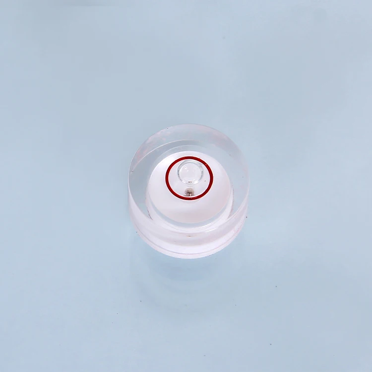 YJ-CR1206 High Industrial Standards Spirit Level Bubble Vials Circular Spirit Level Bubble Ball Vials Acryl Spirit Level