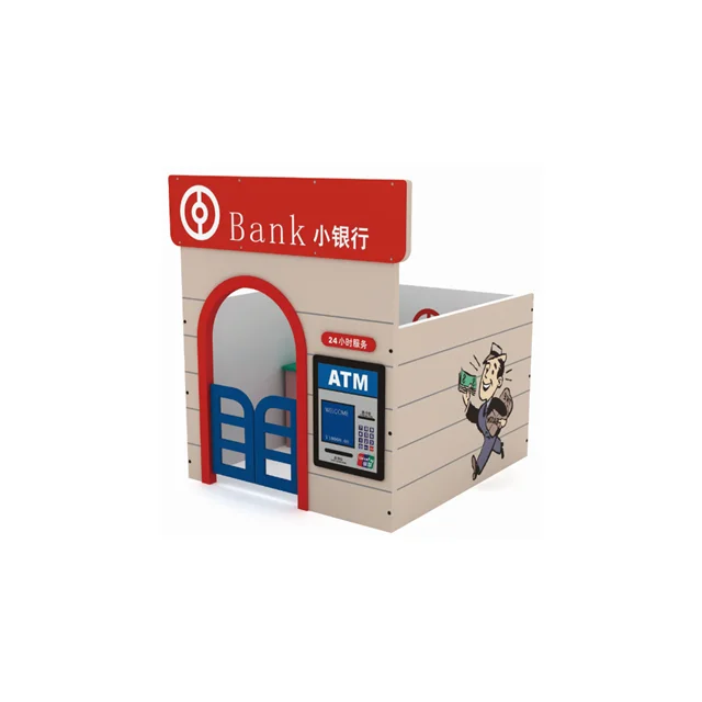 Shopping mall wood play houses QX-204D/ play houses/ playhouse designs for kids