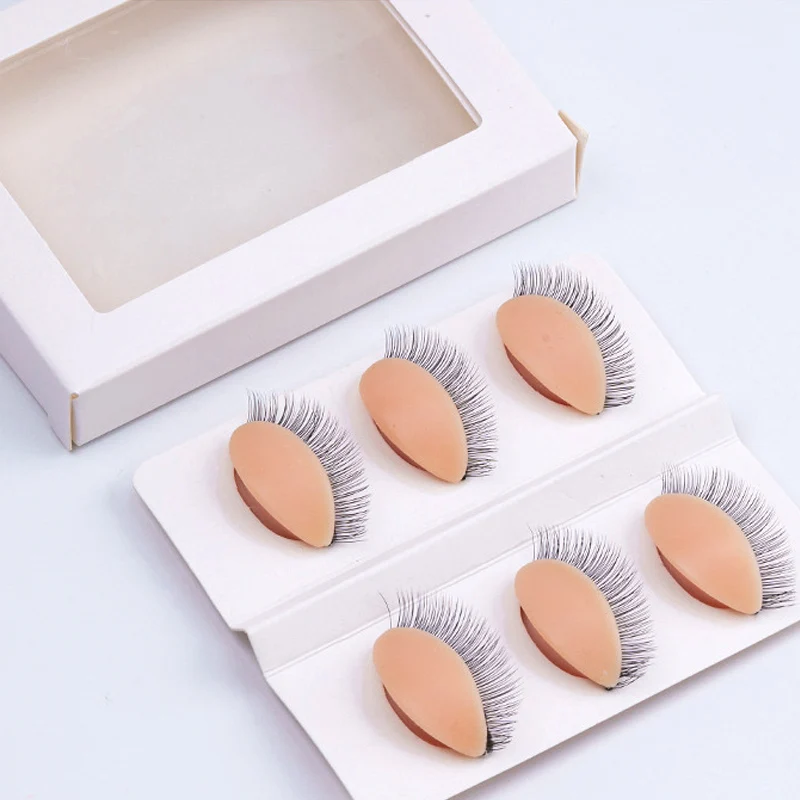 IRISMANLI Fashion Detachable Eyelash Extensions Mannequin Eyes Silicone Practice Model for Lash Practice