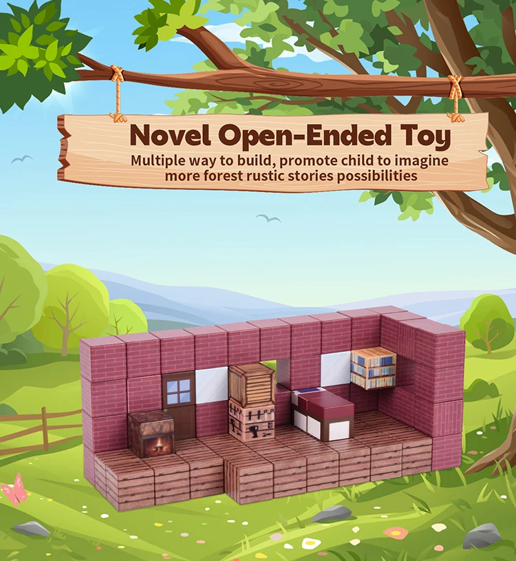 Educational magnet building blocks stem magnet toys for toddler Gift for Boys Kids Age 3-12