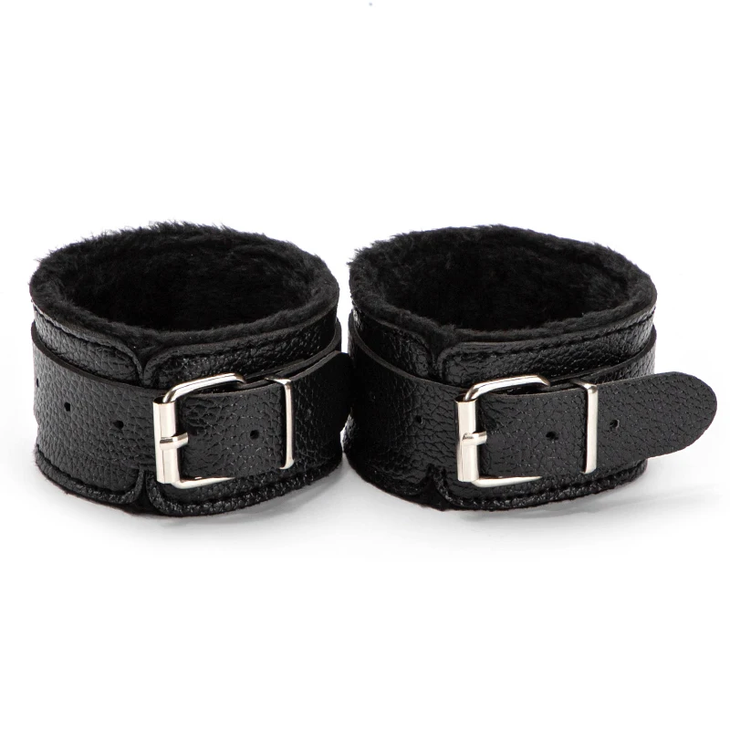 10PCS Custom High Quality PU Leather Harness Handcuffs Whip Men Fetish Bondage Kit Sex Toys