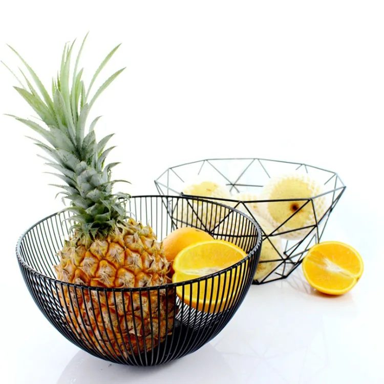 New Invented Products Iron Metal Fruit Basket Stackable Wire Fruit Basket Stand