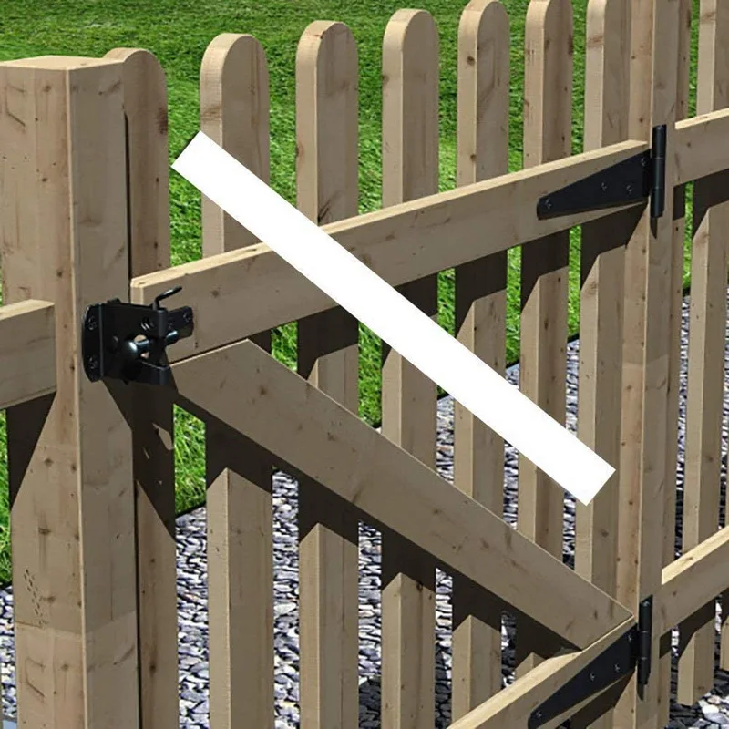 Black Tee Hinges Wrought Hardware Iron Rustproof T-Strap Shed Hinge Gate Strap Heavy Duty Door Barn Gates T Hinges