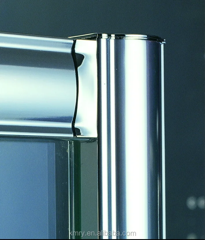 Luxury Design Arc-Shape Shower Cabin For Bathroom Aluminium Alloy Framed Sliding Shower Enclosure