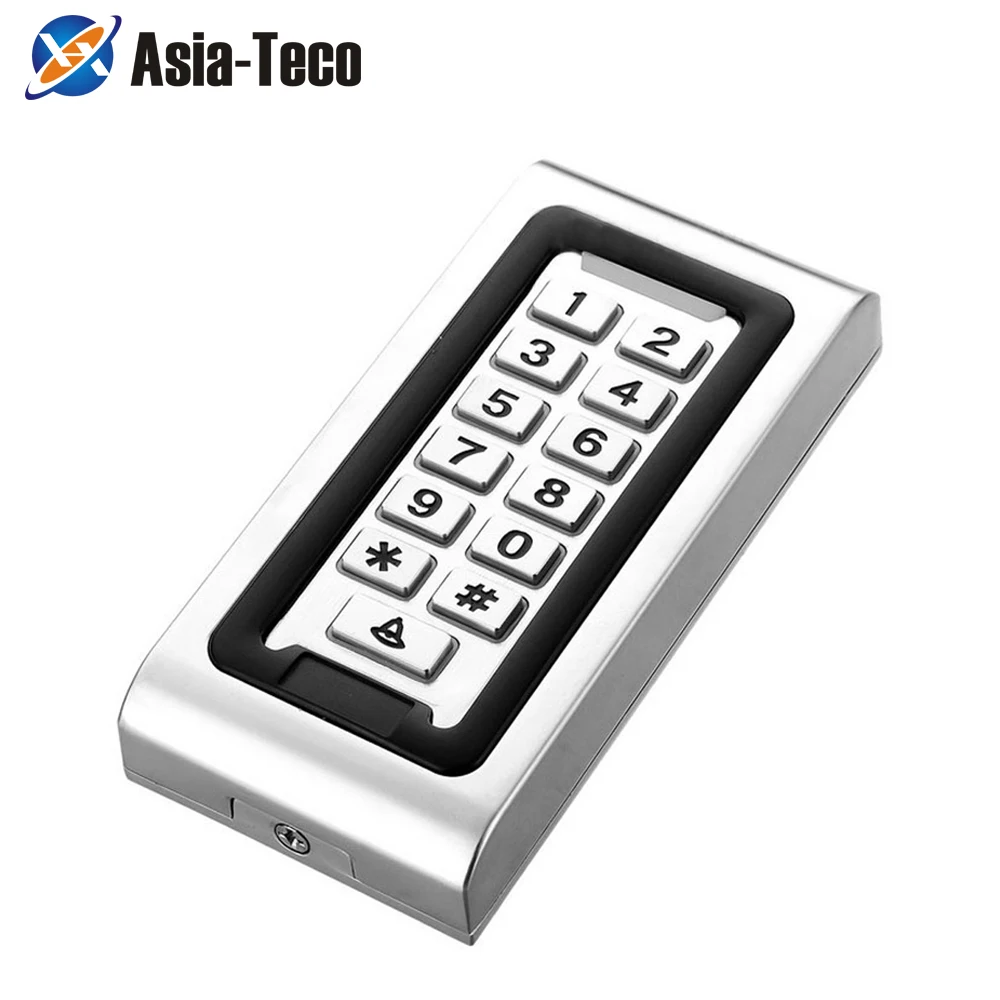 125KHz Rfid Door Access Control System  Metal Keypad Proximity Card Standalone 2000 Users