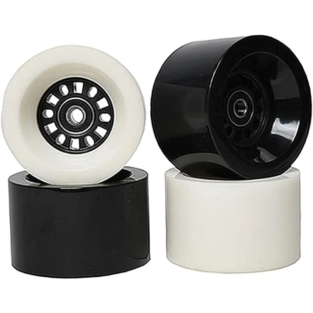 Fishboard Longboard Double Rocker Street Freeride 70*51mm PU Skate Skateboard Wheels