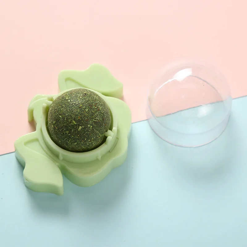 Turtle And Eagle Style Rotating Catnip Ball Molars Teeth Cleaning Treat Ball Interactive Cat Chew Toys