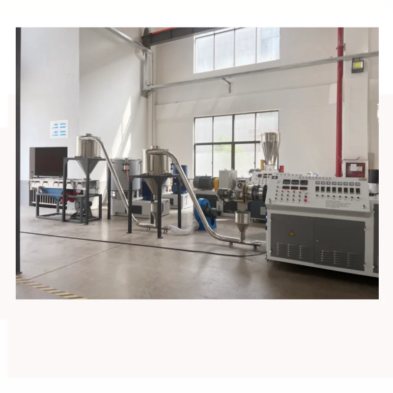 PVC Granules Compound extruder machine for Shoes Sole PVC Materials PVC Sole Pellet Production Line