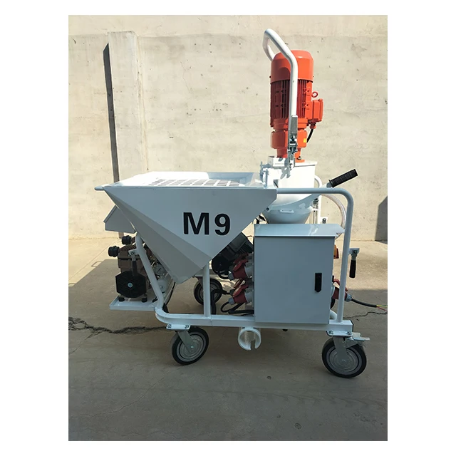 Portable Wall Plaster Machine 7 KW Gypsum Spraying Machine For Construction